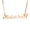 Rose gold, variant on Custom Stainless Steel Butterfly Pendant Necklace Gold Chain Personalized Name Necklaces Choker Jewelry Necklaces for Women