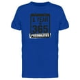 thumbnail image 1 of One Year 365 Possibilities Tee Men's -Image by Shutterstock, 1 of 1