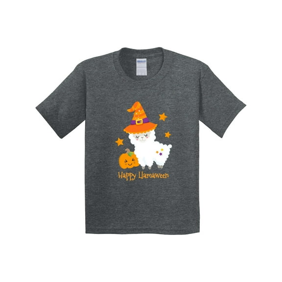 Inktastic Happy Llamaween Youth T-Shirt