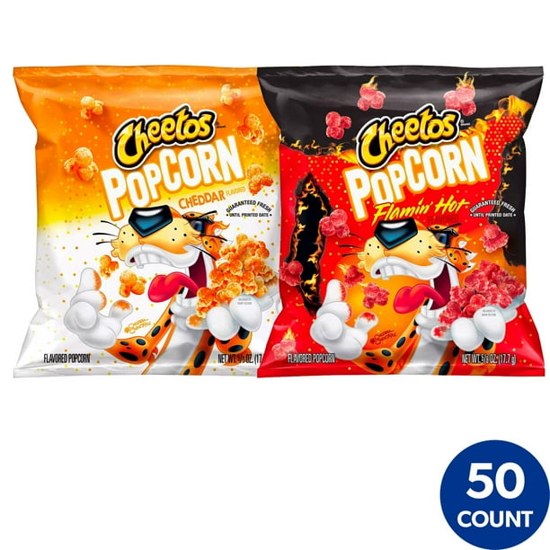 Cheetos Popcorn Variety Pack (0.63 oz., 50 pk.)