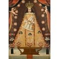 thumbnail image 2 of Cusco School 11x14 Gold Ornate Wood Frame and Double Matted Museum Art Print Titled - Virgin of Bethlehem (ca. 1740 - Ca. 1770), 2 of 4