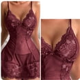 thumbnail image 6 of Wdfiry Womens Bralette Lace Nightie Gown Babydoll Lingerie Pajamas Sleepwear Nightdress, 6 of 6
