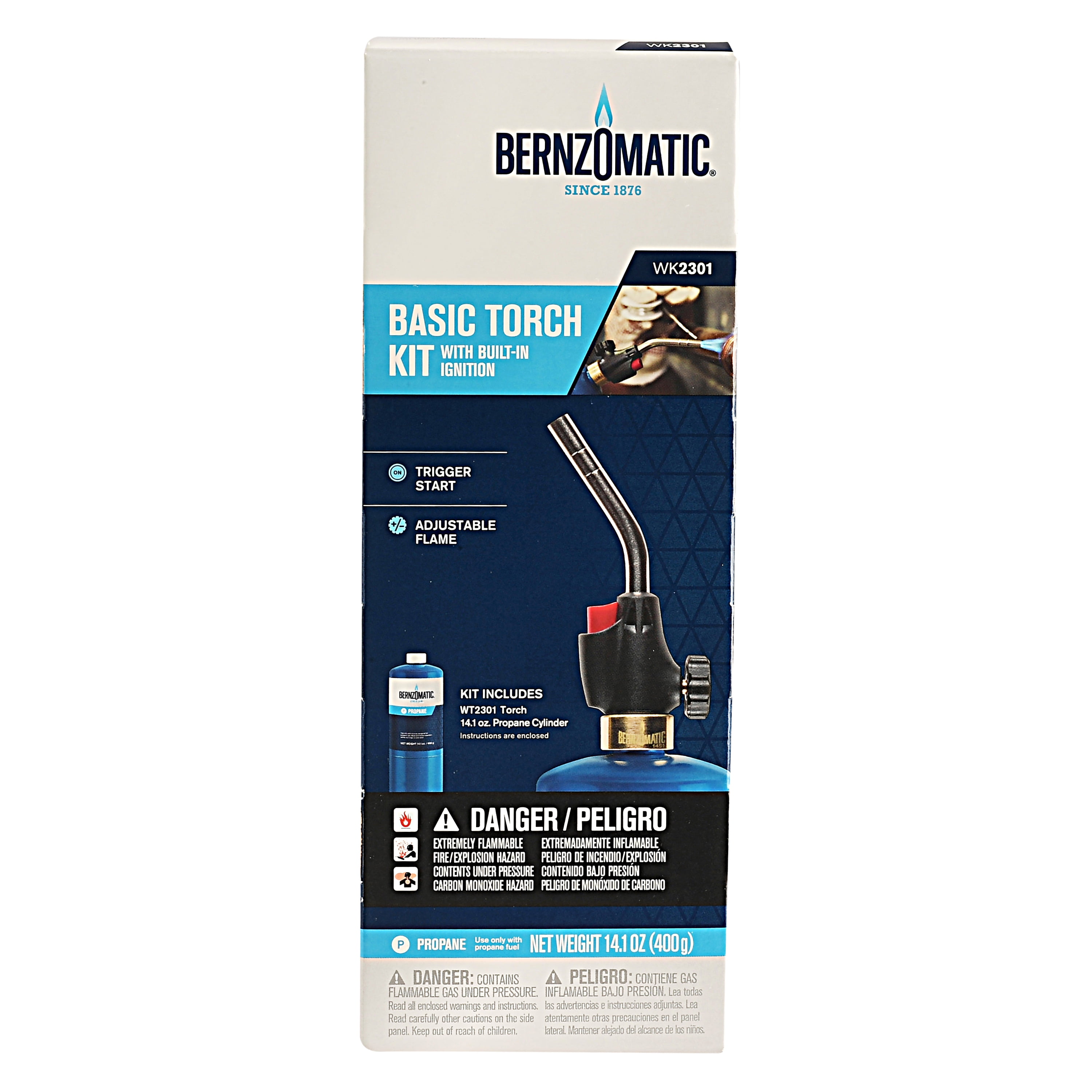 Bernzomatic, Basic Torch Kit, With Built In Ignition