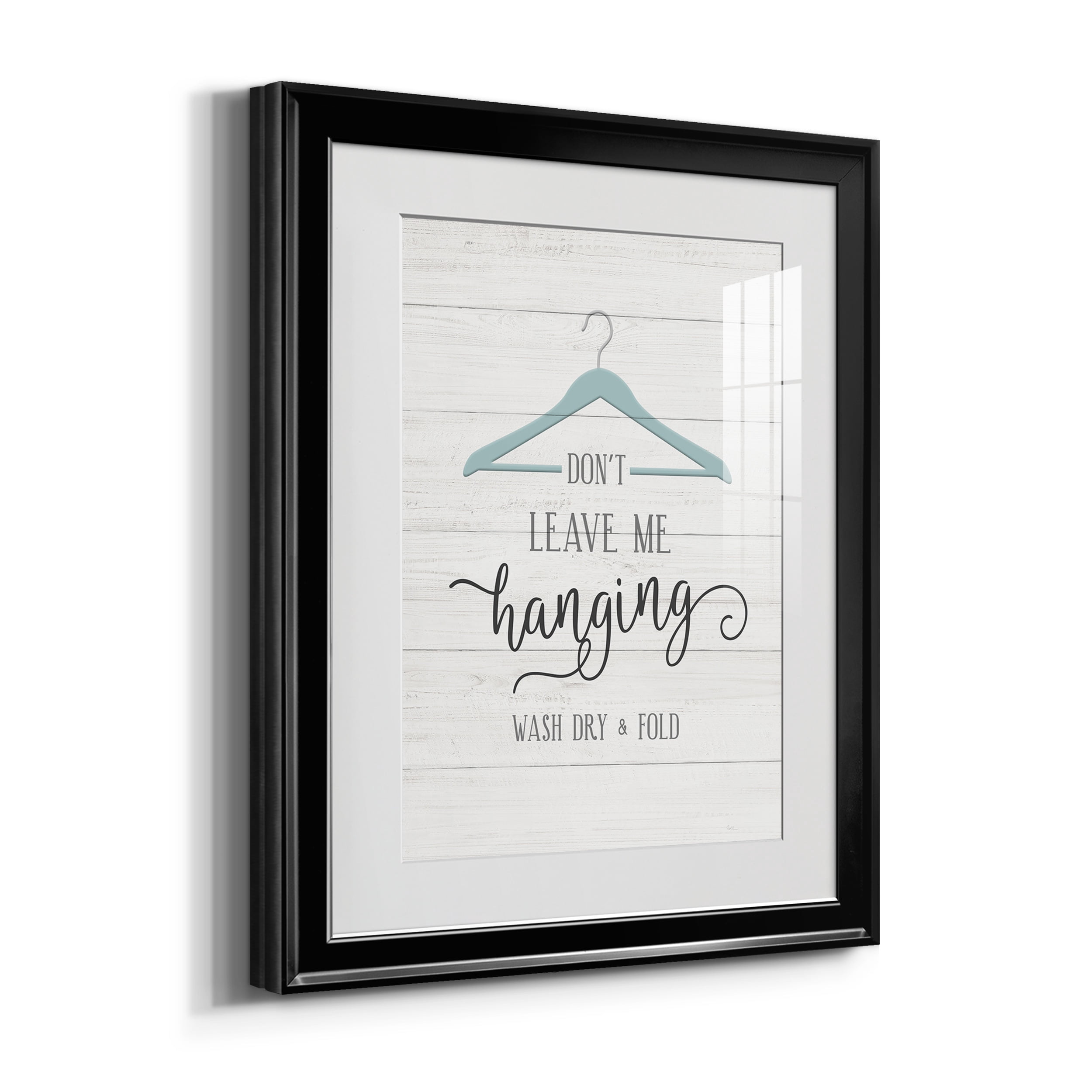 Don't Leave Premium Framed Prints Set of 3 - Ready to Hang - 18 x 24 Each - Black Frame