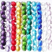 Waltz&F 14mm 200pcs Crystal Octagon Beads Colorful Chandelier Crystals DIY Parts, Chandelier Replacements