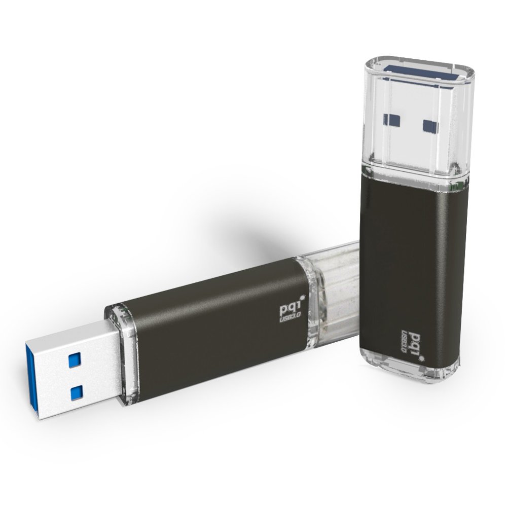 32GB PQI U273V Traveling Disk USB Flash Drive Black USB3.0