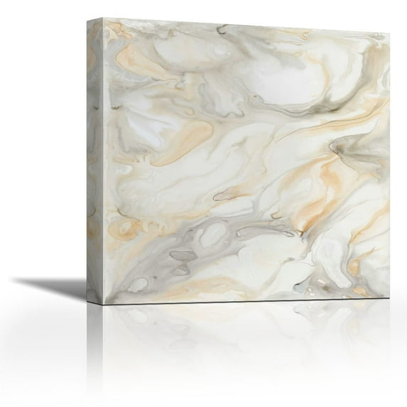 Alabaster III - Contemporary Fine Art Giclee on Canvas Gallery Wrap - wall décor - Art painting - 36 x 36 Inch - Ready to Hang