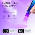 thumbnail image 4 of QenASHaing UV Nail Lamp, Handheld, Mini, Portable, Fast Drying, LED Display, Suitable for Home Use, Personal DIY, Gel Nails, Quick-Cure Gel Nail Polish, 4 of 7