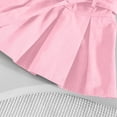 thumbnail image 4 of EnJoCho Girls Summer Denim Dress Sleeveless Button Down Collared Jean Dresses Y2K Pleated A Line Dress with Belt Toddler Maxi Dress Summer, 4 of 7