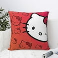 thumbnail image 6 of Hello Kitty Pillow Cover, Square Throw Pillow Cases For Couch Sofa Bed Living Room,Home Decorative, 12"X12", 6 of 9