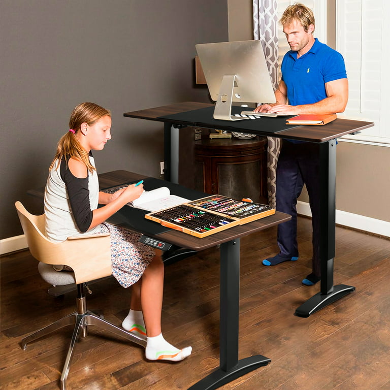 Lacoo 43 Inches Electric Standing Desk Adjustable Height Office