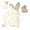 A, variant on Ruanlalo Cute Bunny Wall Decal Easter Wall Sticker Wooden Rabbit Animal Wall Art Decor for Kids Room Classroom Living Room Playroom Bedroom Decor