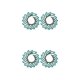 thumbnail image 4 of Sonducket 1 par de pendientes bonitos para aniversario, Club de baile, joyería artística a la moda, accesorios de regalo personalizados para esposa, Type2 NO2 Sonducket CBP227415, 4 of 6