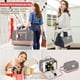 thumbnail image 2 of Bolsa de fin de semana Wogarl, 4 unidades, para mujer, grande, de lona impermeable, 2 of 8