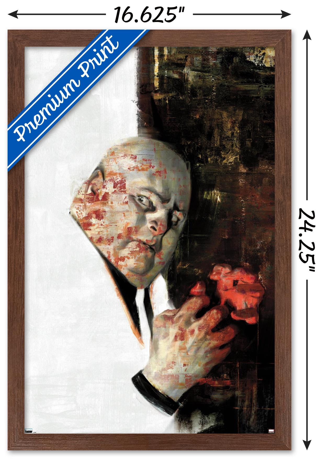 Marvel Comics - Kingpin - Daredevil #13 Wall Poster, 14.725" x 22.375", Framed