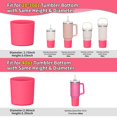 thumbnail image 2 of Funda de silicona para vaso Stanley Quencher H2.0 de 40 oz WUQID, 2 of 9