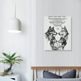 thumbnail image 4 of Nawypu Motivational Quote Inspirational Two Wolves Painting Canvas Wall Art Office Home Decor Positive Wolf Poster Picture Artwork, 4 of 5