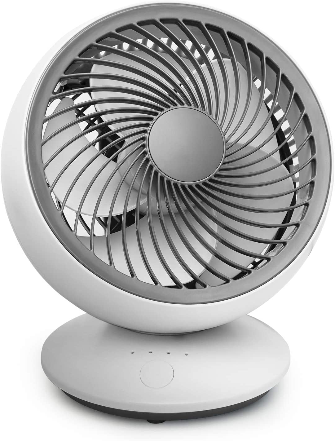 USB Desk Fan Quiet Wall Mounted Fans Oscillating/Rotating Desktop Fan
