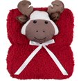 thumbnail image 1 of Safdie & Co. Plush Kids Blanket Moose, 1 of 3