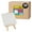 White Canvas/Natural Easel, variant on Creative Mark Ultra Mini Black Stretched Canvas & Black Wood Easel for SmAll Paintings - 3x4 inch [20 pack] Perfect to Paint or Displaying SmAll-scale Arts and Crafts