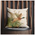 thumbnail image 1 of Funda de almohada Icotoibabie Linen Mallard Duck 45 cm x 45 cm, 1 of 6