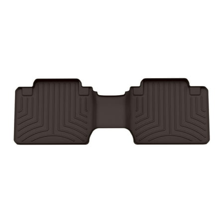 WeatherTech FloorLiner HP Custom Fit Floor Mats compatible with 2018-2023 Toyota Tacoma - 2nd Row, Cocoa