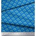thumbnail image 3 of Soimoi Polyester Crepe Fabric Flourish Damask Printed Fabric 1 Yard 52 Inch Wide, 3 of 3