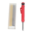 thumbnail image 2 of Woodworking Marking Pen, Comfortable To Hold Lightweight Metal Scriber Tool 2.8mm Nib Labor Saving High Hardness  For Plastic Glass Scribing 2 Color Refill,3 Color Refill, 2 of 8