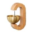 thumbnail image 1 of Amzcrzy Home and Garden, Outdoor and Garden, Gardening, Garden Gift, Wind Chimes Wood Door Magnetic Doorbell, a doorbell, 1 of 3