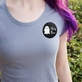 thumbnail image 2 of Hey Boo Cute Kawaii Ghost Pinback Button Pin, 2 of 4