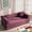 Pink, variant on LUXAPA 81.6" Sofa Couch, Convertible Sleeper Sofa, Deep Seat Corduroy Sofa Bed for Living Room, Apartment & Small Spaces, Red