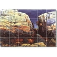 thumbnail image 1 of Ceramic Tile Mural-Childe Hassam Landscapes Painting 178. 36" w x 24" h using (24) 6 x 6 ceramic tiles, 1 of 3