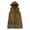 C-Bronze104, variant on DHFJKG Boy Girl Winter Quilted Padded Hooded Vest Mediun Length Warm Thickened Sleeveless Zipper Jacket With Reversible Button Outerwear For Kids Child Soft Vests