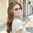 thumbnail image 6 of Full Face Sun Mask for Women Breathable UV Protection with Neck Coverage, Summer Outdoor Mask Pink Free size(Free Size), 6 of 6