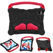 FJLBDE Case for iPad Pro 10.5 Inch / iPad Air 3rd Generation 2019, Shockproof Handle Stand Protective Cover with Shoulder Strap, Black/Red
