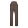 thumbnail image 6 of RUTAYY Women's Pants High Waist Yoga Bottoms Solid Color Ankle Length Stretchy Sports Cropped Tights Classic Stylish Trousers, 6 of 9