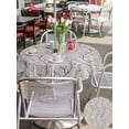 thumbnail image 5 of Outdoor Tablecloth with Umbrella Hole for Patio/Picnic/Party/Camping, Black Grey Branches Waterproof Table Cloth Round Cover Washable, Vintage Art Farmhouse (Dia 54"), 5 of 8