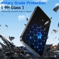 thumbnail image 4 of Protector de pantalla WYQLTD, paquete de 2 unidades, para iPhone 16 Pro Max, cristal mate, 4 of 6