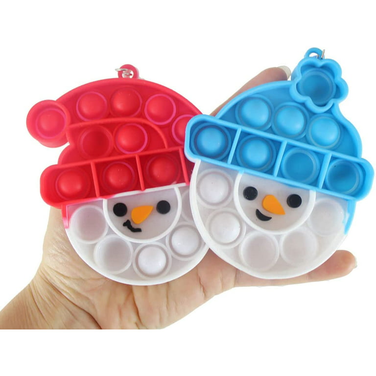 Snowman Winter Hat Bubble Poppers 6