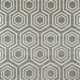 thumbnail image 2 of Art Carpet 841864100525 8 ft. Highline Collection Bees Knees Woven Round Area Rug, Gray, 2 of 3