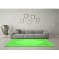 thumbnail image 3 of Ahgly Company Indoor Square Oriental Green Modern Area Rugs, 8' Square, 3 of 4