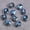 Grayish Blue, variant on U8MO 10pcs Rectangle Faceted Colorful Crystal Glass Loose Beads For DIY Jewelry-Purple Colorized-12x9mm