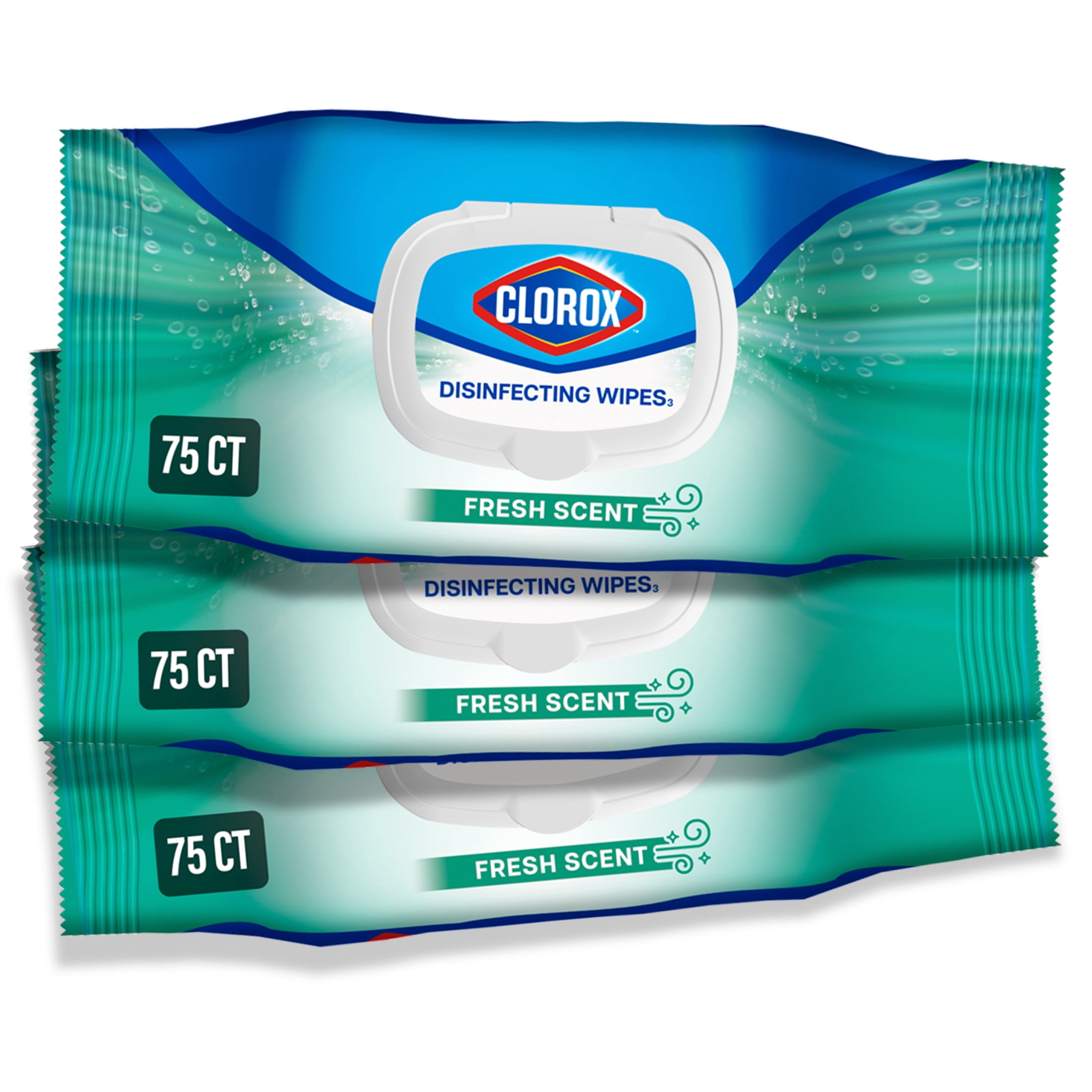 Lysol, Disinfecting Wipes, 75ct, Citrus, Dual Action for Tough
