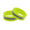 thumbnail image 4 of Naiovety 2X Bandas reflectantes Brazo Cinturón Brazalete Muñequera ajustable Reflector Night Jogging Ciclismo Fluorescente Green4CM Type2 NO2, 4 of 6