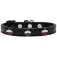 thumbnail image 3 of Dog, Puppy  Pet Widget Fashion Collar, "Red Cupcake", 3 of 8