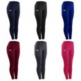 thumbnail image 1 of Yoga Pants for Women - High Waisted Tummy Control Stretch Leggings with Side Pockets for Workout, Running, 1 of 8