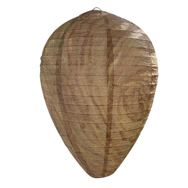 Wasp Nest Decoy Hanging Wasp Deterrent Safe Garden Trampa repelente (marrón)