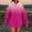 Hot Pink, variant on Women's Oversized Hoodies Crewneck Loose Fit Holiday Gradient Print Tops Long Sleeve Fall 2026 Sweatshirts