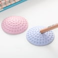 thumbnail image 3 of 4pcs Silent Wall Thickness Football Shape Rubber Fender Protection Pad Wall Sticker Rear Handle Door Lock, 3 of 5