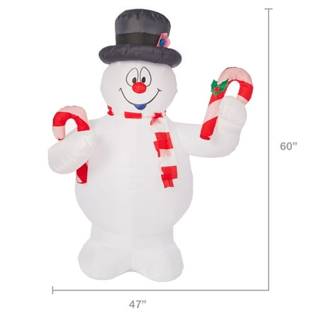 Gemmy Industries Yard Inflatables Frosty The Snowman 5 Ft